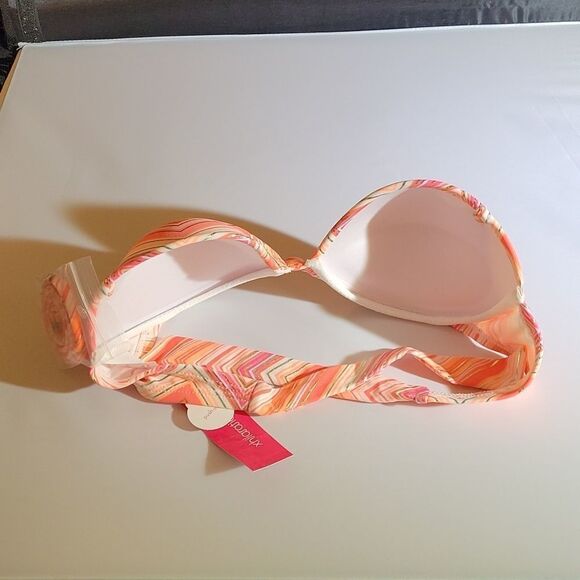 BRAND NEW XHILARATION WOMEN"S PUSH UP SWIMSUITS BIKINI BRA - Picture 15 of 16